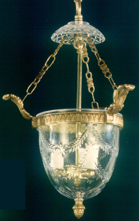 Cowarts 3 - Light Urn Pendant, French Gold