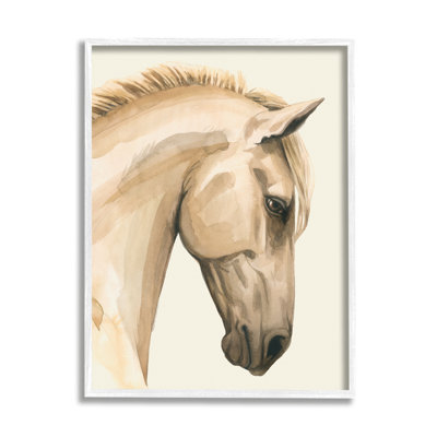 " Horse Portrait Farm Animal " by Grace Popp