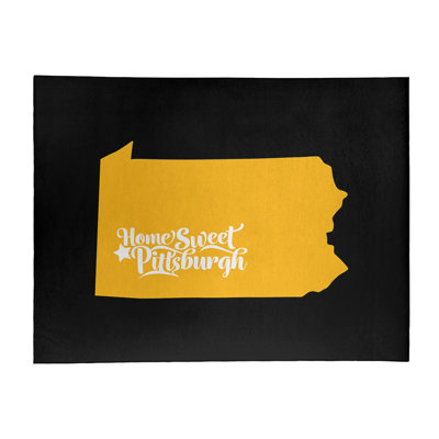 Tapis en poly-chenille pittsburgh sports colors