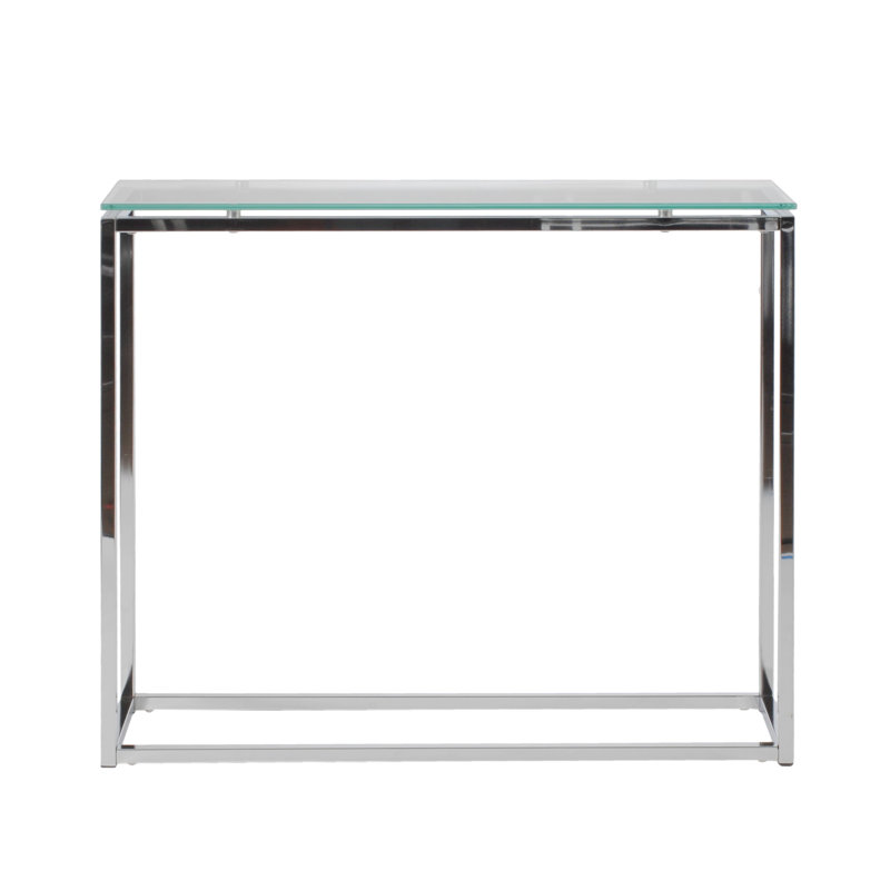 Shreya Console Table, 30.32" H x 35.83" W x 9.85" D, Black/Black