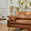 Canapé modulaire orange en microfibre / microsuède-1696082939