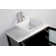 Megara 48'' Single Bathroom Vanity with Engineered Marble Top with Mirror