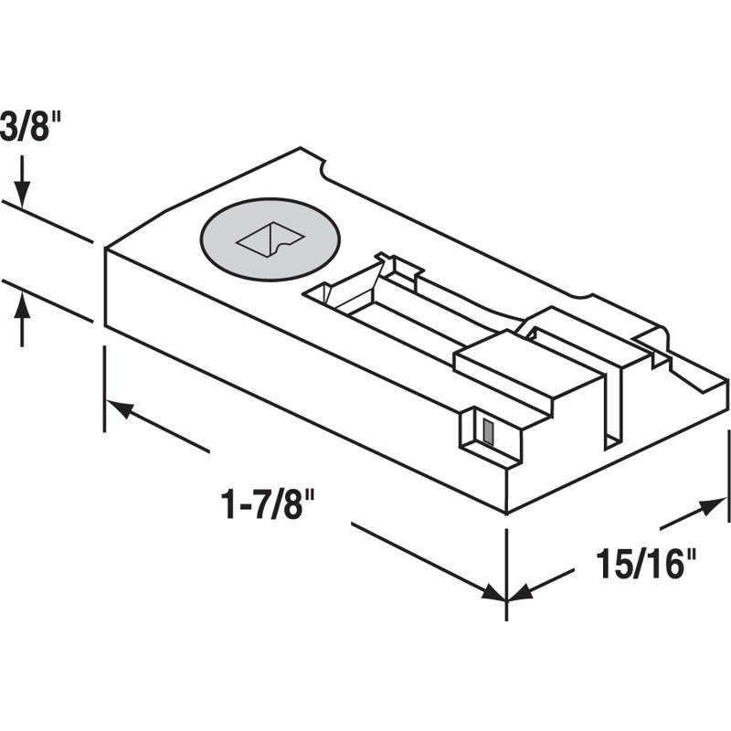 Prime-Line Window Channel Balance Shoe Set