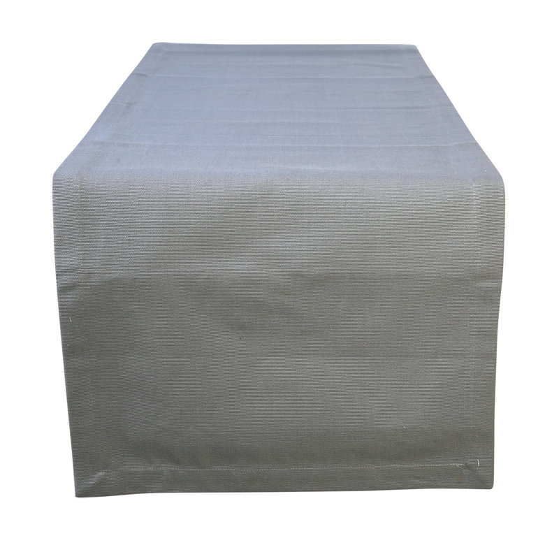 Chen Cotton Table Runner, Cool Gray