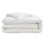 Couette toutes saisons en fibres de plumes d'oie avec housse 100 % coton et garniture de couette-135545506