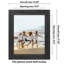 Cadre photo Americanflat rustique - poli, verre transparent-100639235-101140617