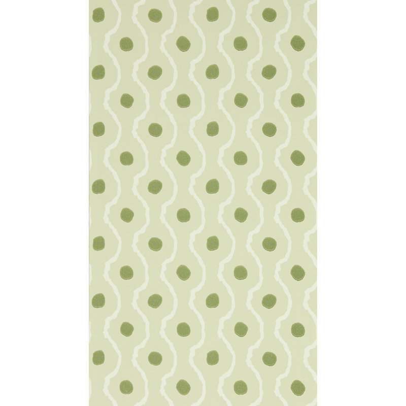 Henry Holland Abstract Non-Woven Wallpaper Double Roll, Neptune Green/Matcha