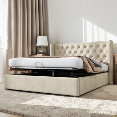 Antoinet Upholstered Single (3') Velvet Bed