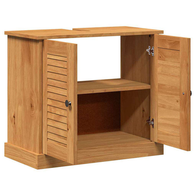 Sink Cabinet With Shelf VIGO 67.5 X 34 X 59 Cm, Honey Brown