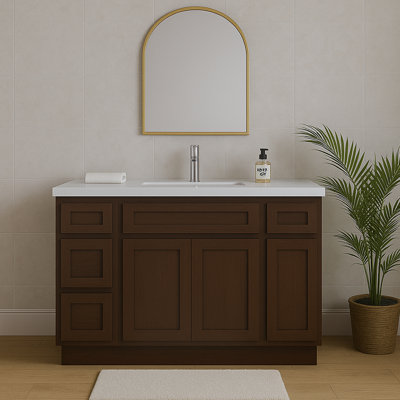 48" Single Bathroom Vanity Base Only