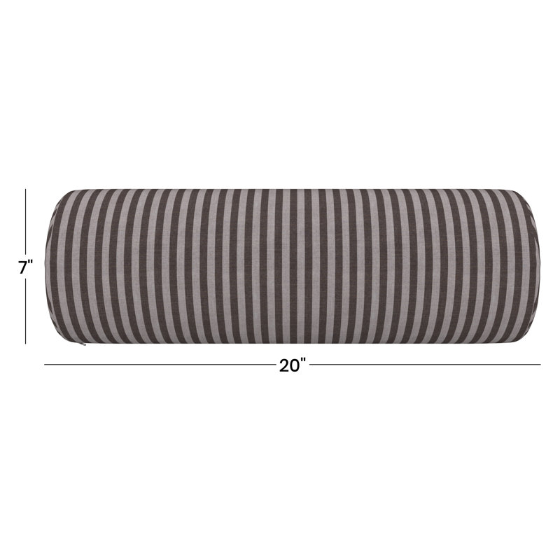 Amala Sunbrella® Indoor/Outdoor Bolster Pillow, Sail Away Java