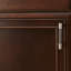 Poignée d'armoire Esquire 5-1 / 16 pouces (128mm) nickel poli / bronze à canon centre à centre-16675160-105703153