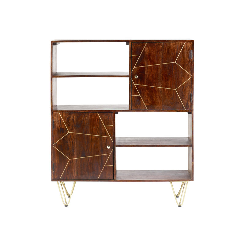 Brett Display Cabinet, Walnut