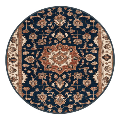 Machine Washable Persian Brown Area Rug