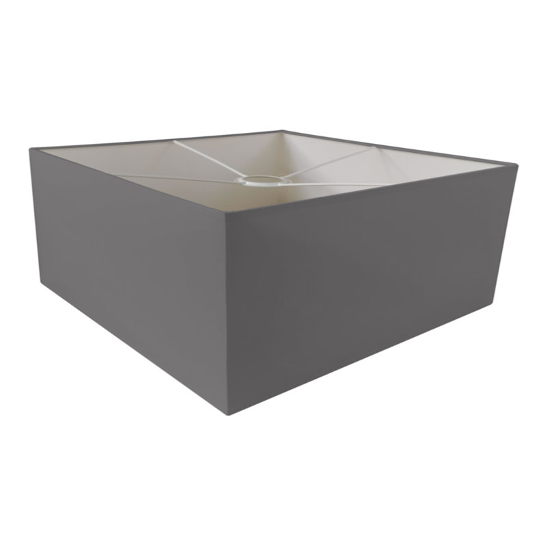 Mollie 1 - Light Square/Rectangle Pendant, Oyster, 27cm H x 45cm W x 45cm D