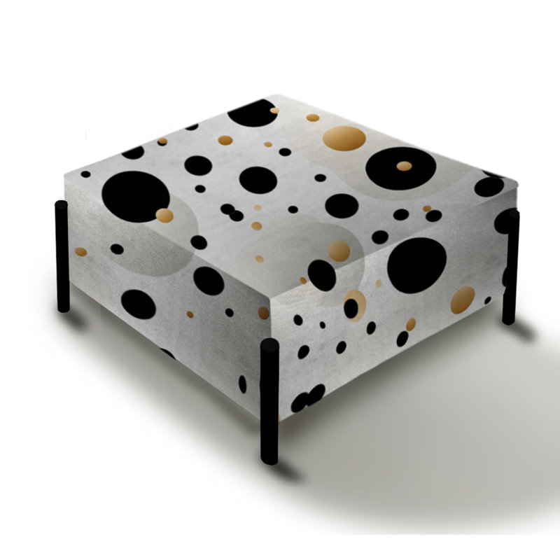 Minimalist Beauty Polka Dots Pattern - Polka Dots Large Square Ottoman