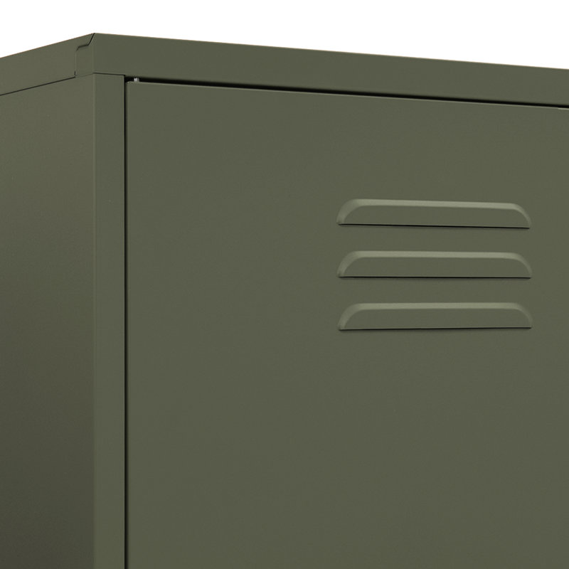 Organisateur de garde-robe pour garde-robe en acier, Vert
