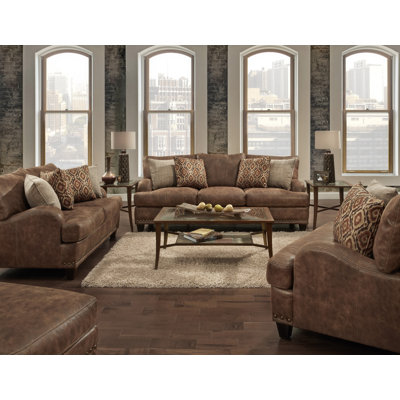 Cainsville Configurable Vegan Leather Living Room Set