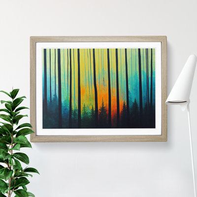 Summer Forest Painted Vol.2 - Single Picture Frame Painting