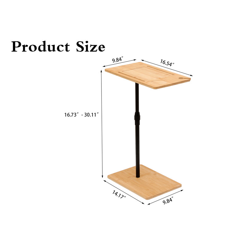 Table-plateau en bambou