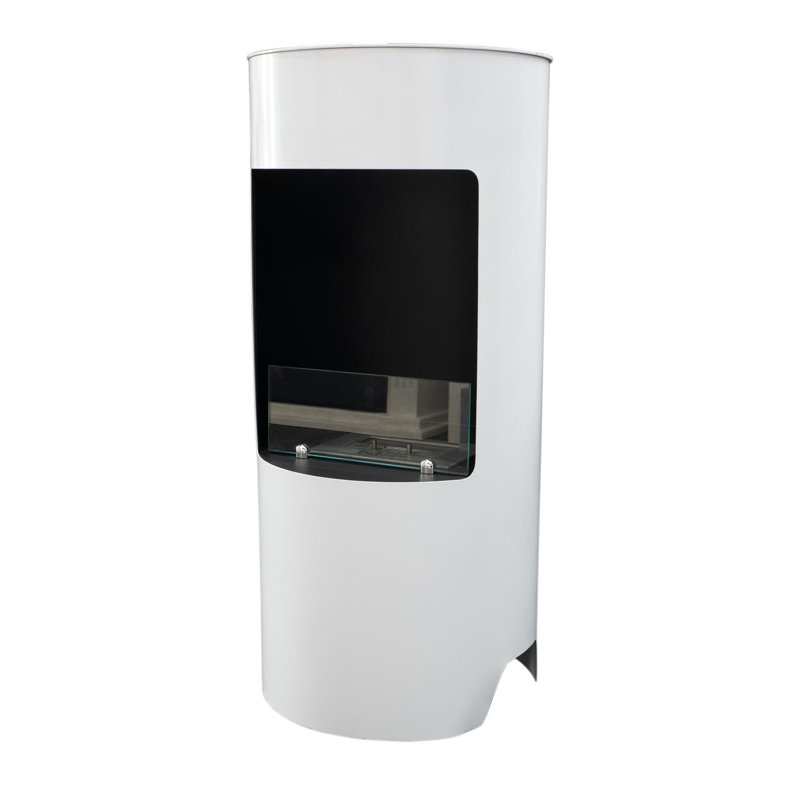 Symple Stuff 45cm W White Bio-Ethanol Fireplace