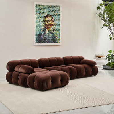 Canapé modulaire rembourré 4 pièces Daimion