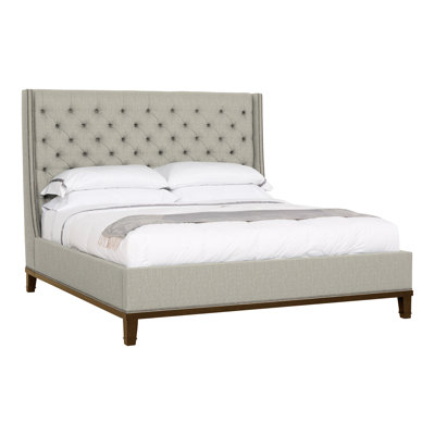 Michael Weiss California King Tufted Upholstered Panel Bed