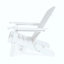 Chaise de patio pliante avec porte-gobelets, conception rustique pour la détente en plein air et l'efficacité de l'espace-1811473141