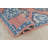 Vintage Glory Hand Hooked Wool Rug in Blue/Faded Red/Cream-73065269