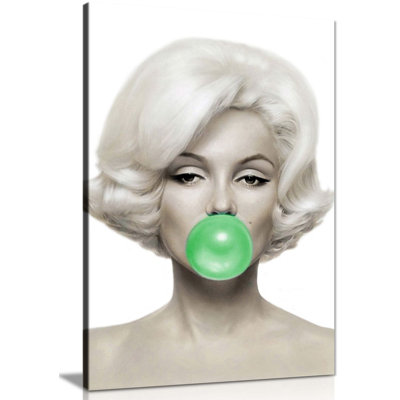 Marilyn Monroe Print - Wrapped Canvas Print