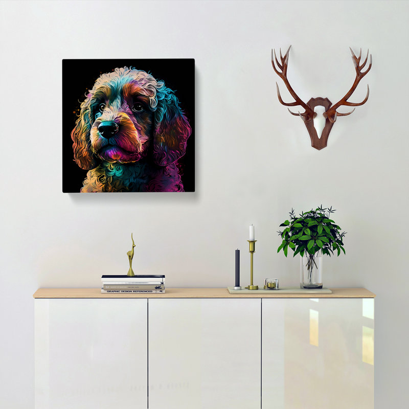 Cockapoo Graphic - Wrapped Canvas