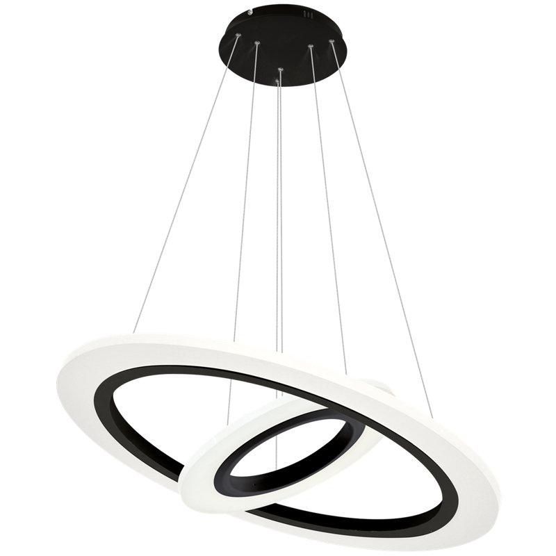Ajacia 1 - Light Black/White LED Pendant