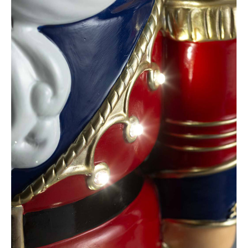 Nutcracker Shorty Lighted Figurine, Beige
