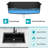 Black Quartz Kitchen Sink 33X22", High Composite, Strong And , Reduces Dirt Noise, Easy To Clean Surfaces Composite Quartz, Stable, Smooth Surface For Maintenance