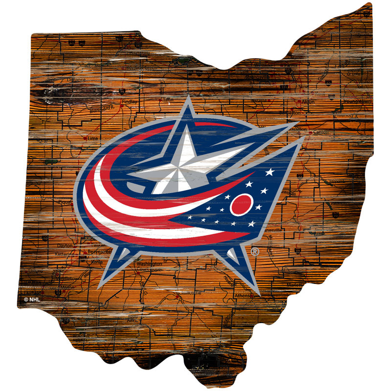 Entertainment Wall Decor, Blue Jackets