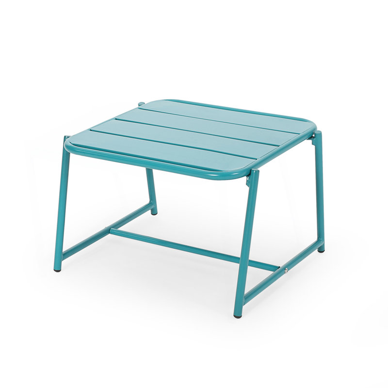 Table d'appoint en métal pour l'extérieur