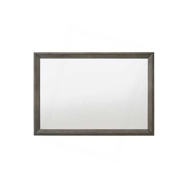 Gray Oak Finish Mirror