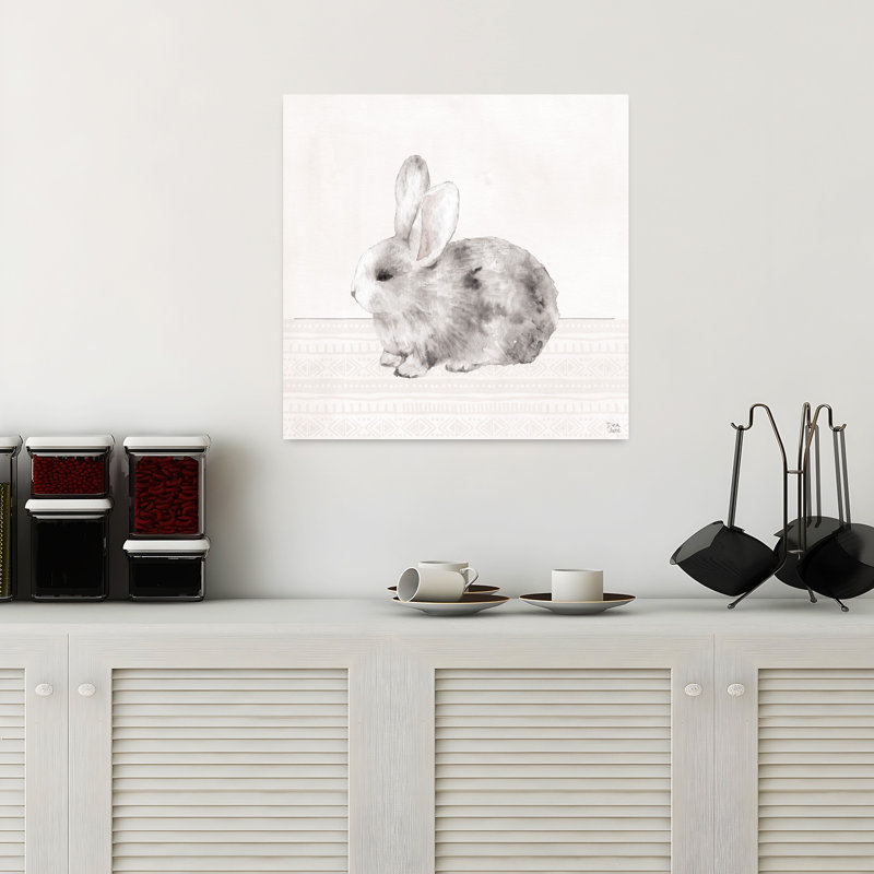 Petits animaux II, art contemporain abstrait, H 18 po x l 18 po