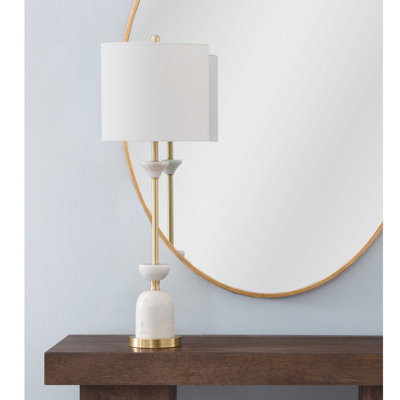 Quentin 33" Antique Brass Buffet Lamp