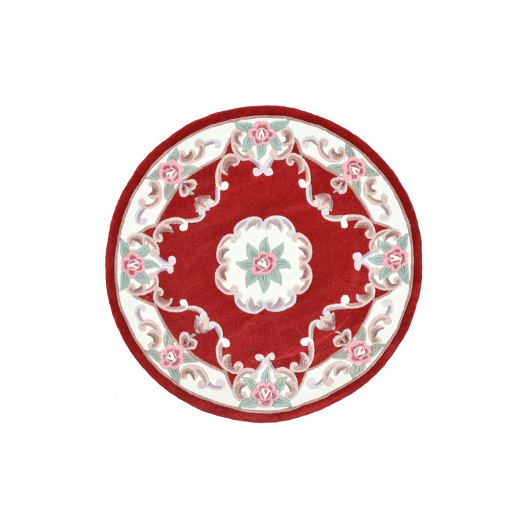 Costilla Hand Tufted Red Rug