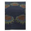 Tapis carré bleu marine Otto
