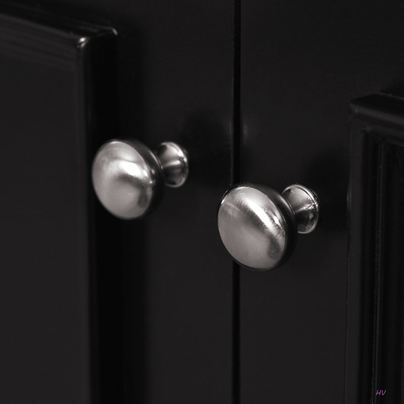 Meuble-lavabo 24 po avec lavabo en céramique, armoire de rangement autoportante moderne avec poignées, portes à fermeture douce