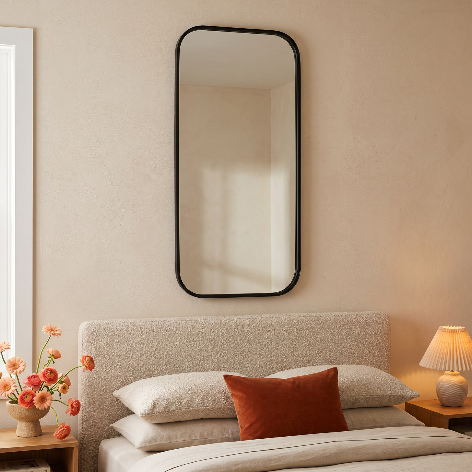 Laina Metal Elongated Wall Mirror