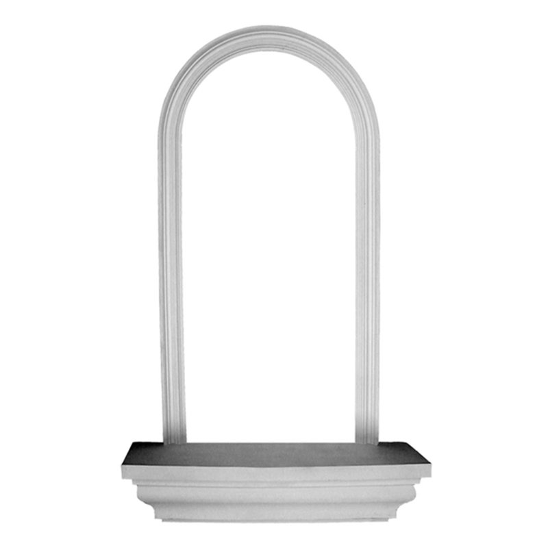 Emery 50'' H x 30.25'' W x 7'' D Urethane Wall Nice / Cove