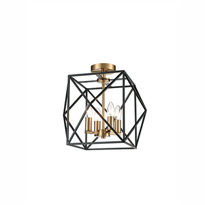 Yoplac 4 - Light Geometric Chandelier