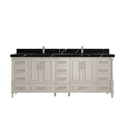 Ensemble de meuble-lavabo double 84 po Aberdeen
