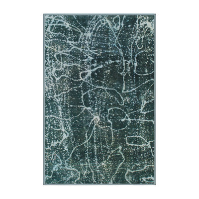 Tapis décoratif multicolore à motif abstrait