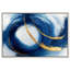 «Azure Azure», art mural bleu et doré par Art Remedy, impression acrylique encadrée 24 x 16-819531381-819531385