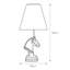 Heckson Resin Table Lamp