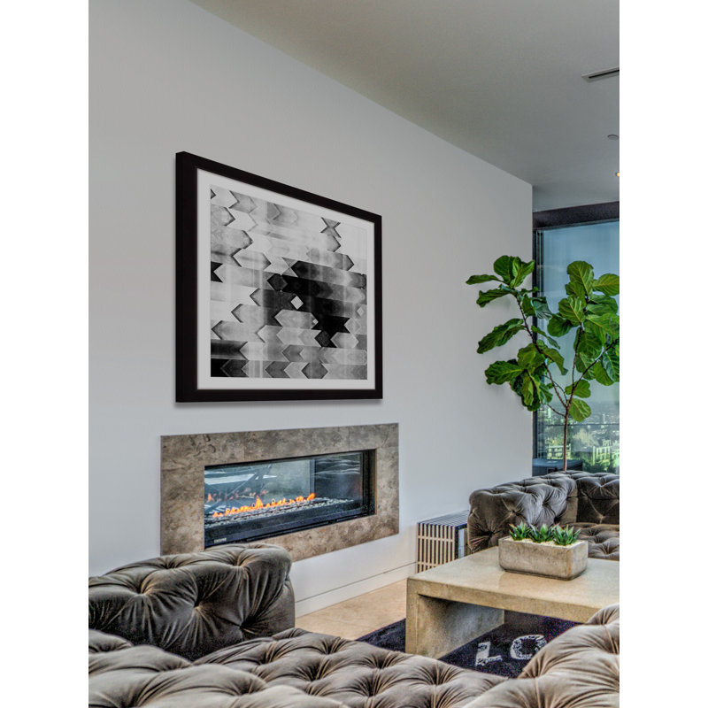 Single Picture Frame Print, 51 cm H x 51 cm W, Black